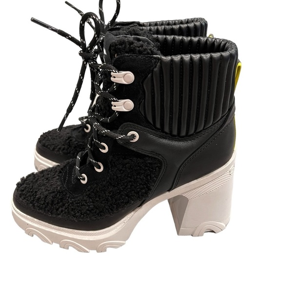 NEW Sorel Brex Heel Cozy Lace Block Heel Waterproof Bootie size 7 - Picture 4 of 10